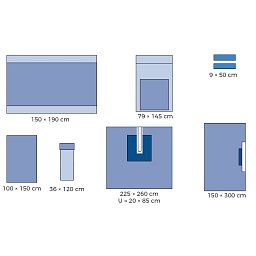 Obrázek pro produkt Set pro operaci kyčle dvouvrstvý s výztuží