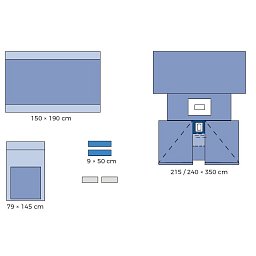 Obrázek pro produkt Set abdominálně – perineální dvouvrstvý